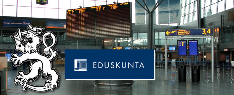 Suomen eduskunta kokoontuu 25 vuoden tauon jälkeen Helsinki-Vantaan lentokentällä